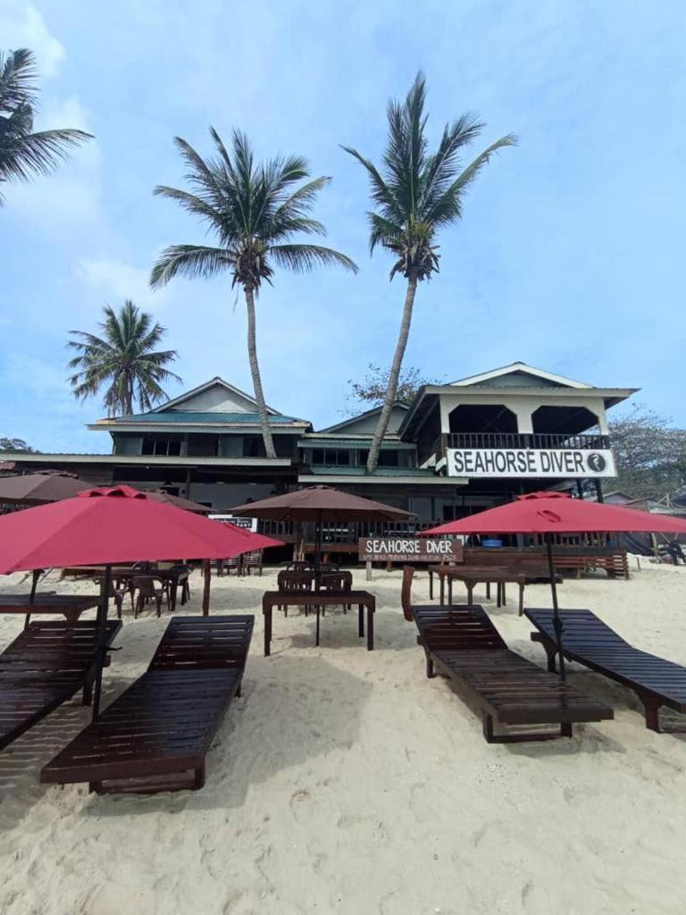 Seahorse Diver Guesthouse Kampong Pasir Panjang  Ngoại thất bức ảnh